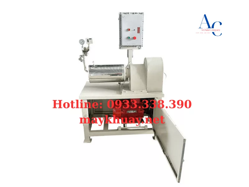 máy nghiền bi ngang phân bón